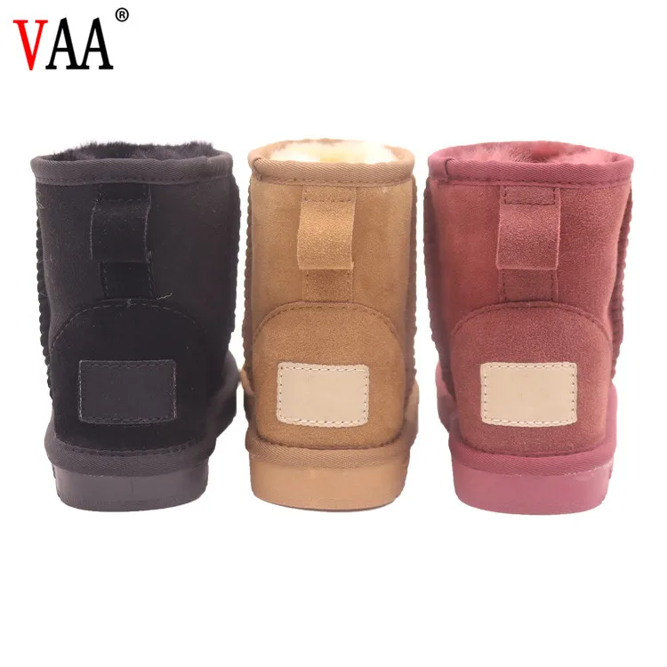 
CF-092 Cute And Fashion Design Hot Sale Double Face Sheepskin Pink Girls Winter Boots 