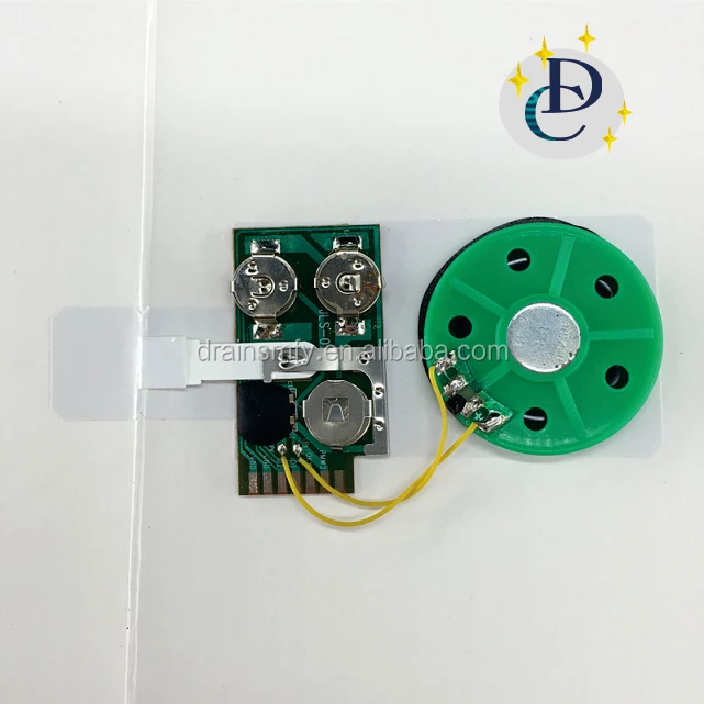 Programmable musical chips for greeting card