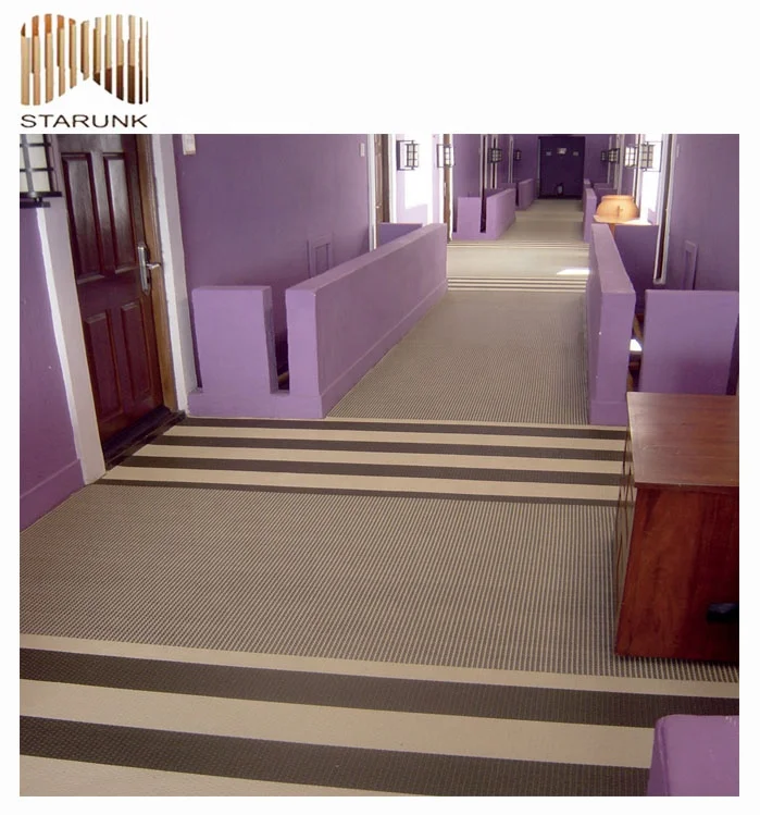 Water Proof Plastic Vinyl Marble Flooring Fashion Durable Woven Whole Sale Placemat Outdoor & Indoor,office Building Modern B010