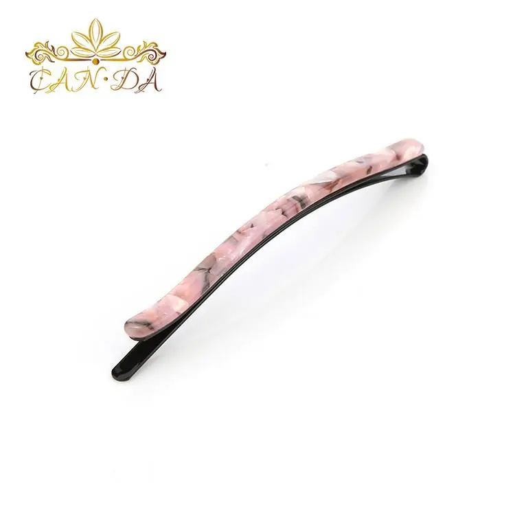 CANYUAN Simple Hair Accessories Cellulose Acetate Acrylic 8.5 cm Length Hair Pin Hair Clips For Kids/Women Hairpin