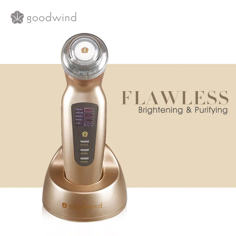 2016 новые продукты жк-дисплей sonophoresis звуковой чистки инструмент