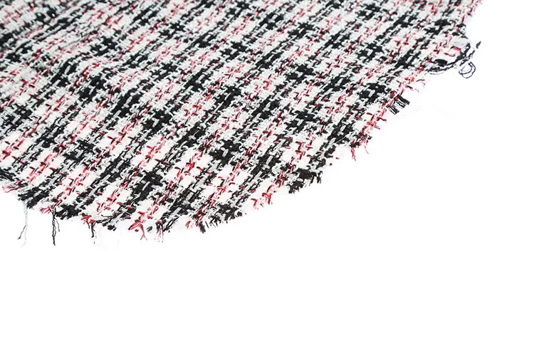 OEM Fancy Lady Long Sleeve Woven Tweed shirts special cutting Women elegant WINTER Blouse From Chinese garments Supplier