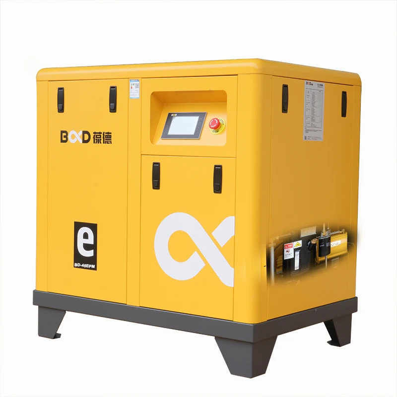 Электродвигатель с постоянным магнитом, 45 кВт, 60 л.с., синхронный, с переменной скоростью, энергосберегающий, 30% вращающийся винтовой воздушный компрессор