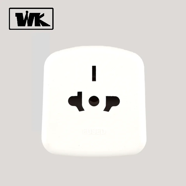 
 WK Travel Adaptor UK Visitor From USA/Australia / EU/China To UK Adapter  
