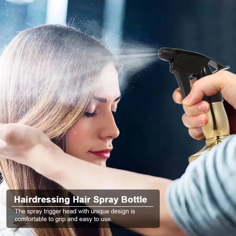 
Hair Spray Bottle 500ml Empty Refillable Sprayer Bottle Salon Barber Water Sprayer Moisture Atomizer Hairdressing Random Color 