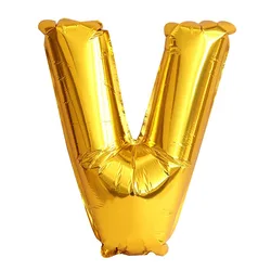 16 Inch Bright Gold Foil letter Balloons for  Party Decoration