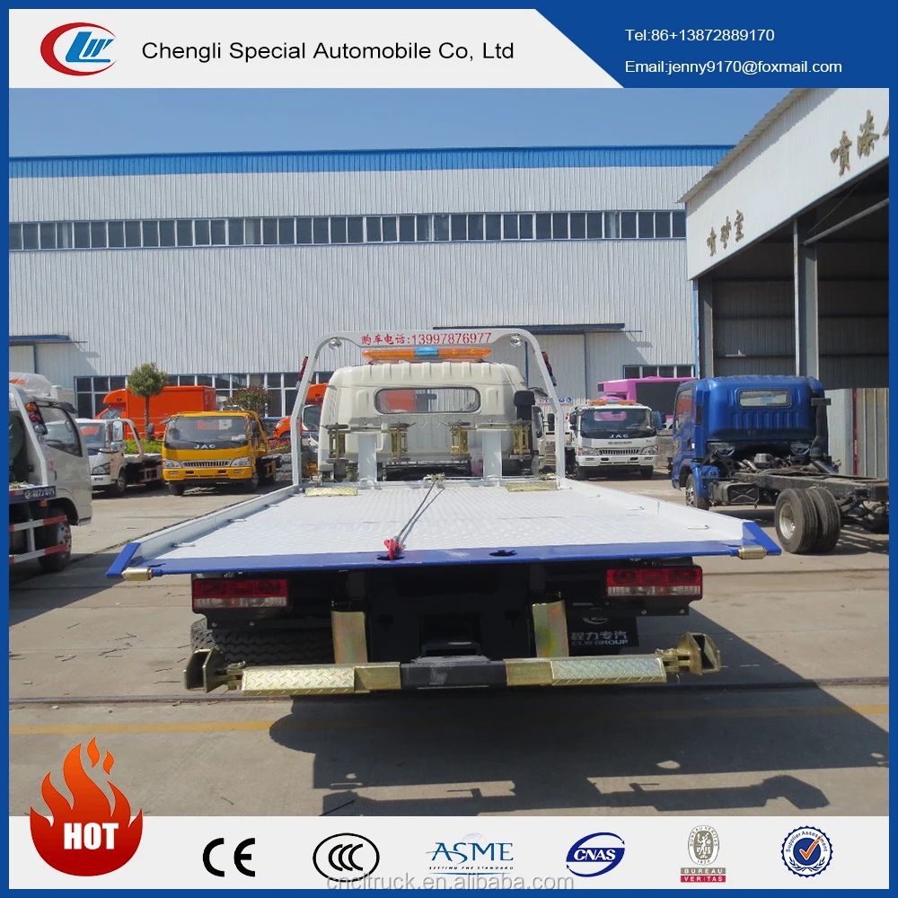 DONGFENG 5tons sliding platform wrecker tow truck