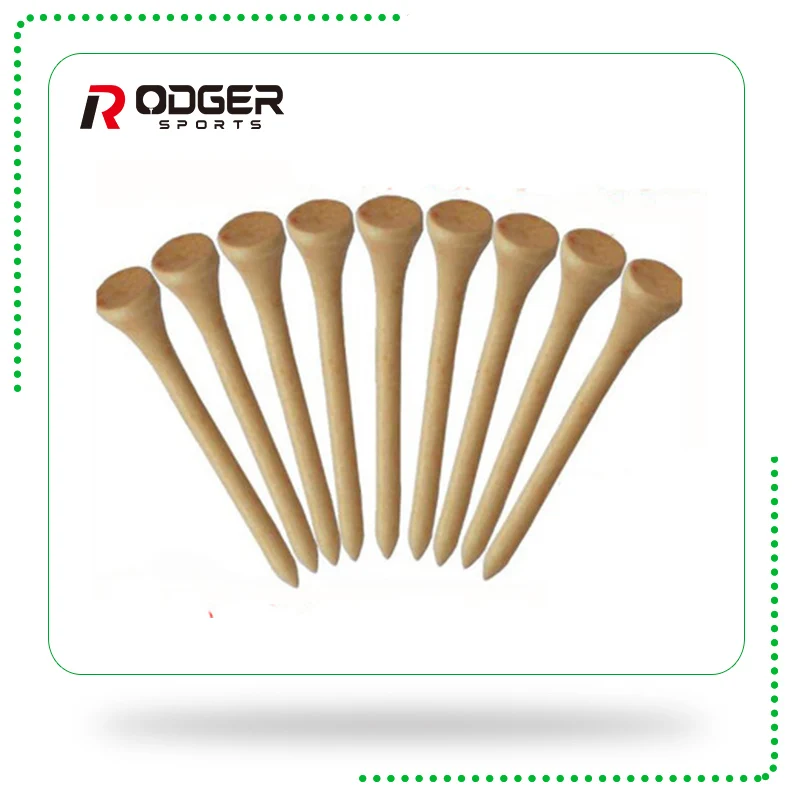 
Plain best wood golf tees 83mm funny tee 