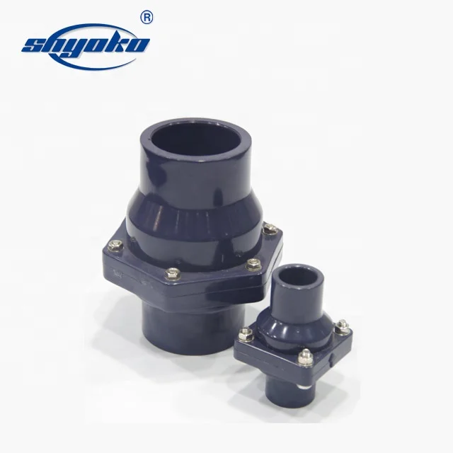 New products factory making pvc ball check valve for swimming pool