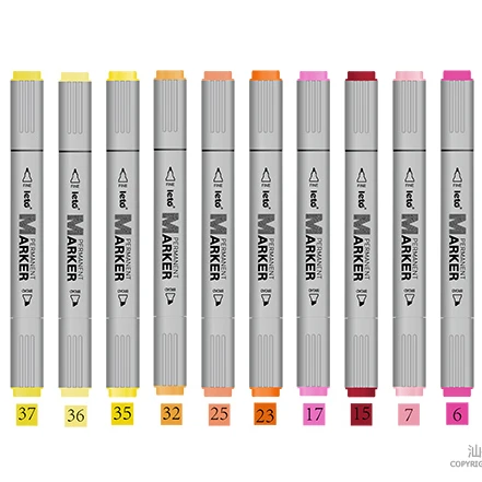 Twin Tip Art Marker pen with 60 color