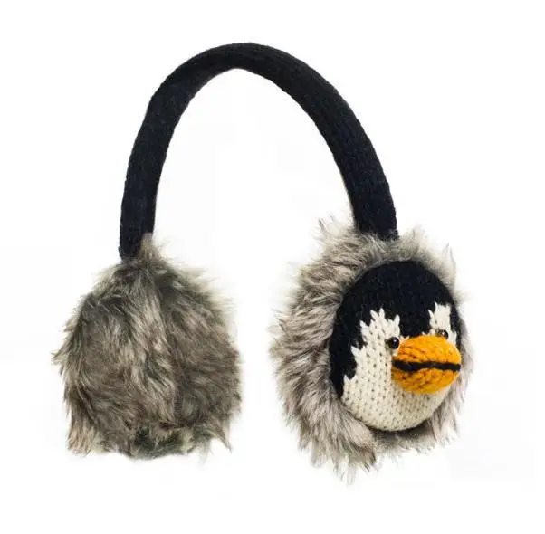 
winter faux fur earmuff with headphone 