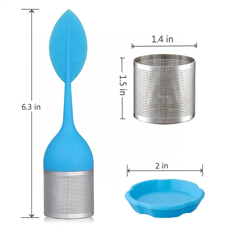 18/8 Stainless Steel Fine Mesh Tea Infuser with Drip Tray