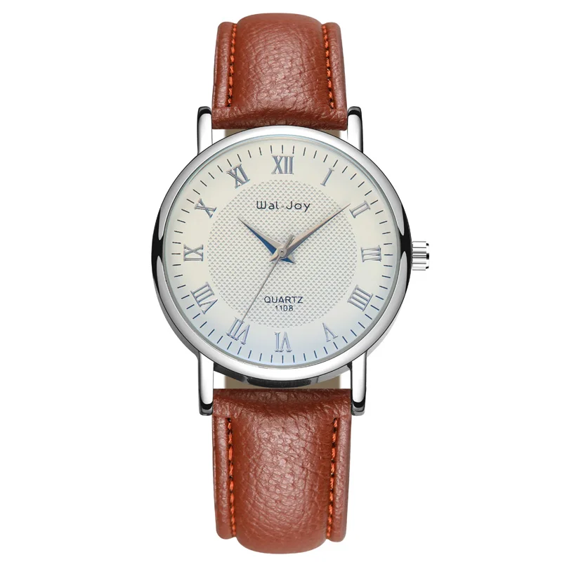 WJ-8101 Factory Hot Selling Business Leather Watches Waterproof Small OEM Handwatches Men Wrist Watches