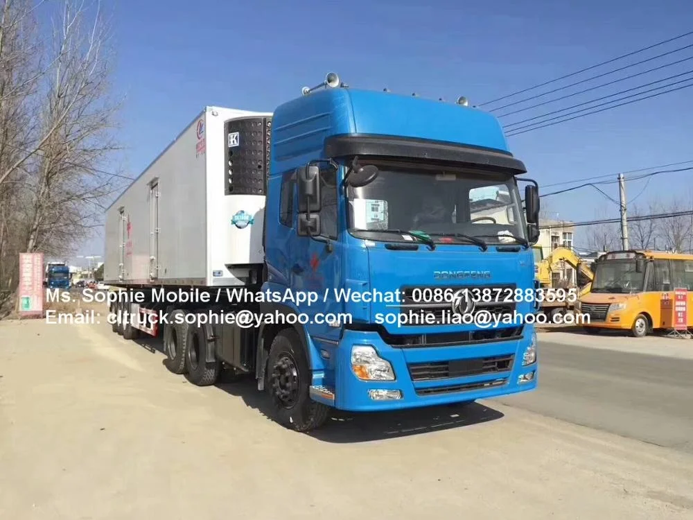 CLW China professional 3 axles 40 tons 45ft refrigerated cargo trailer Refrigerated Semi Trailer
