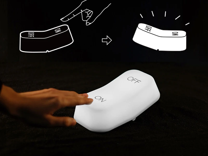 Gravity Sensor Switch Adjustable Two-stage Switch Muid On-Off LED Night Light Table Creative Desk Lamp