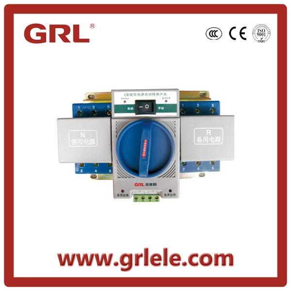 Dnq1 63A 250A 400A 630A 1250A 3 P 4 P автоматическая переключателя