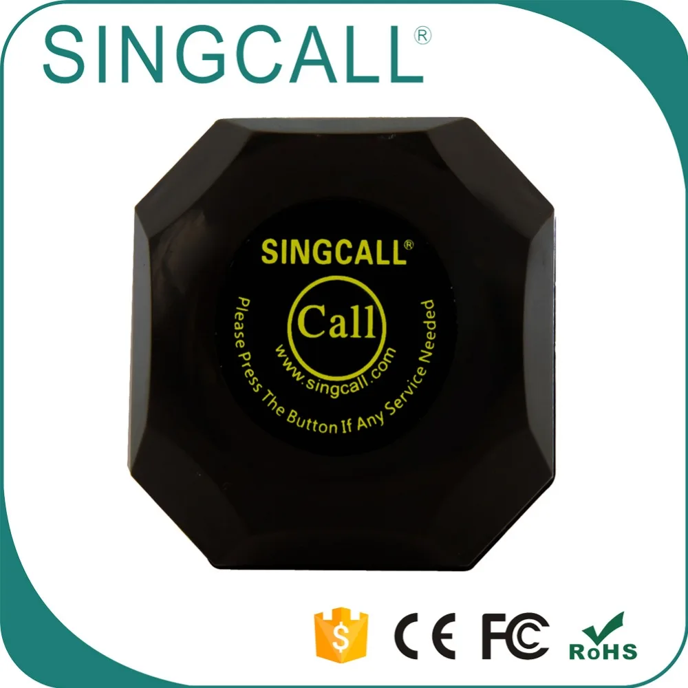  Беспроводная система сигнала официанта SINGCALL с 5 кнопками