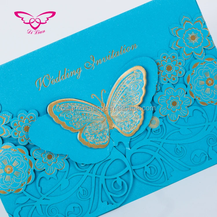 
Flying butterfly kerala christian wedding card matter 