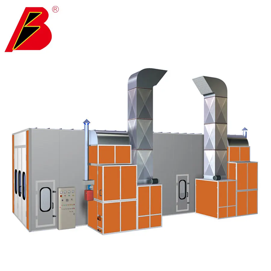 Индивидуальная промышленная автобусная покрасочная камера, оборудование для покраски, покрасочная комната на заказ, грузовик, покрасочная комната