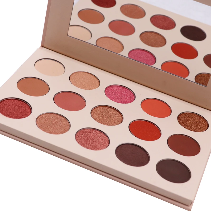 OEM/ODM Label Cosmetics 15 Colors Cosmetics make your own brand eye makeup matte eyeshadow