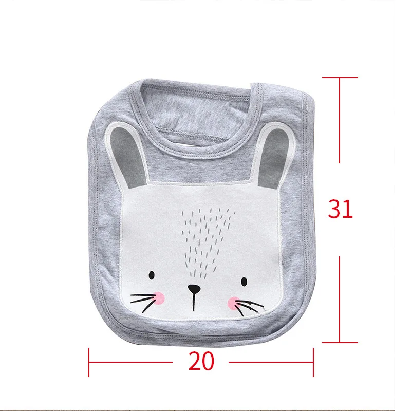 
Baby Bibs Cute Cartoon Pattern Toddler Baby Saliva Towel Cotton Fit 0-3 Years Old Infant Burp Cloths Feeding Bandana Bibs 
