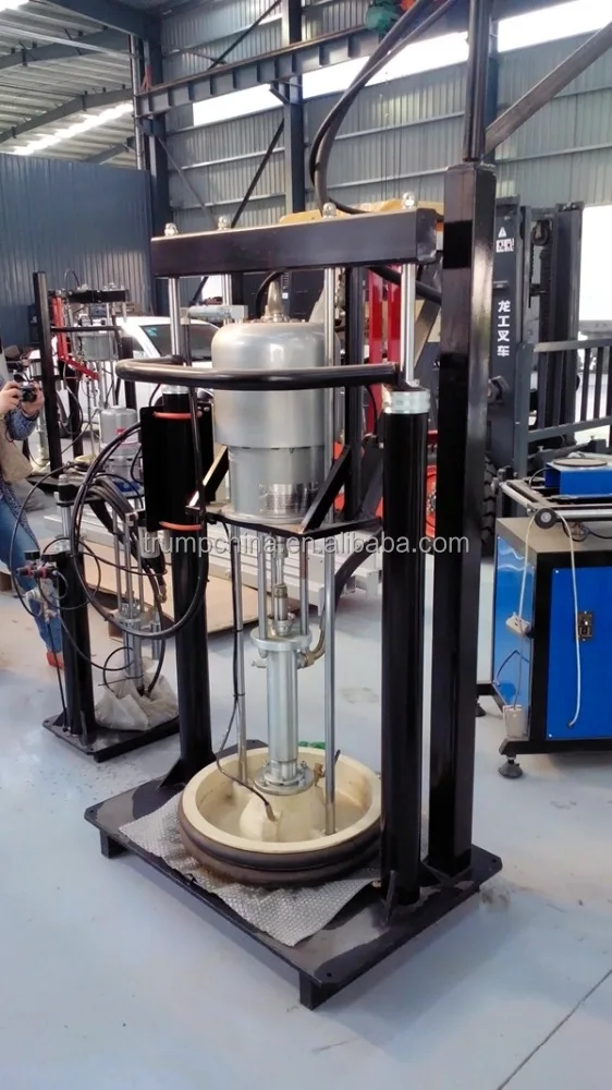 Thiokol extruder machine for sealing double glazing units