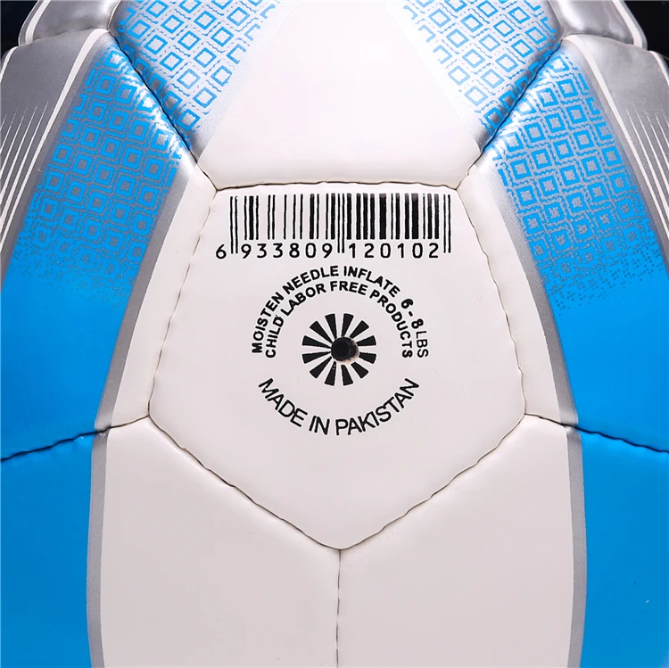 Hand Stitched PU Match Pakistan Soccer Ball Manufacture,Professional Cool Deflated Football Size 5