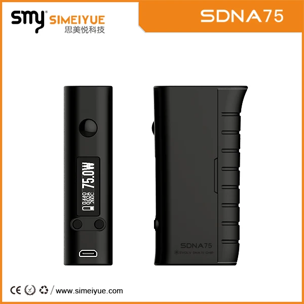 Высочайшее качество DNA75w чип SDNA 75 Вт окно мод Smy новый дизайн Evolv ДНК чип SNDA 75 мод с дешевым цена