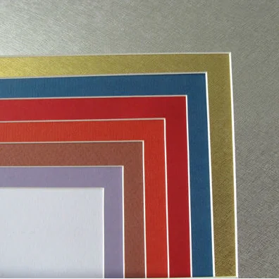 Wholesale 3.0mm white core multi layers picture frame paper mats