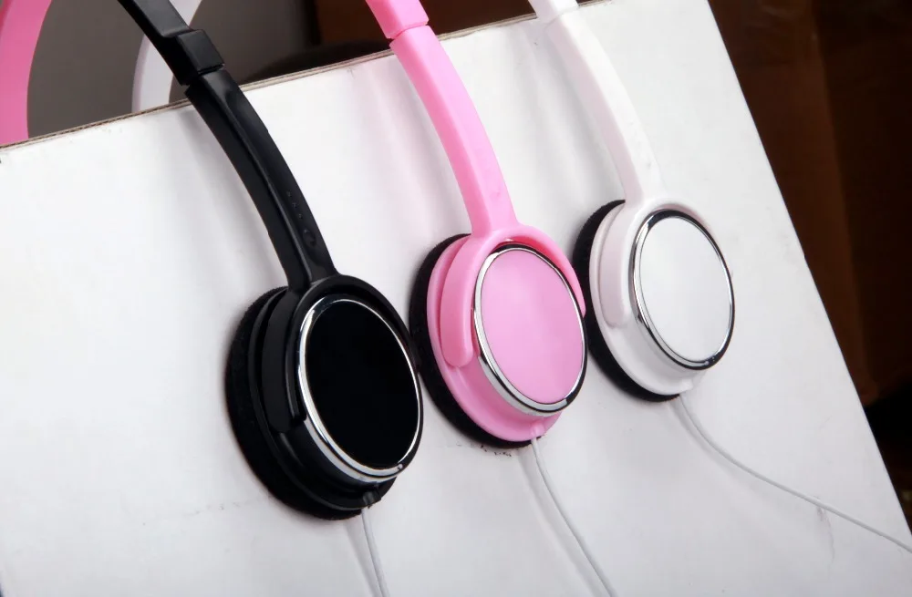 kid stereo headset small kid headphone with Volume control hearing protecting