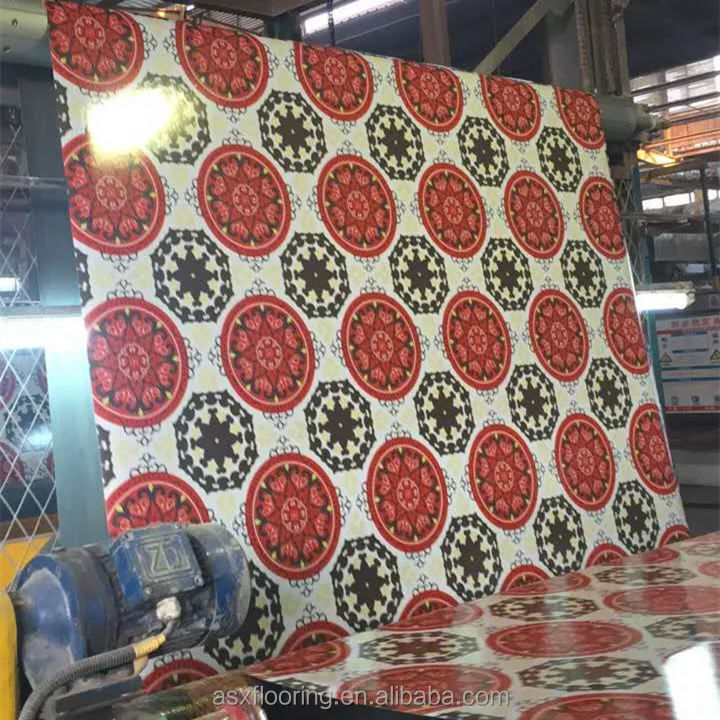 ПВХ Lowes линолеум напольные рулоны лучший клик пластиковый материал богатый цвет виниловое напольное покрытие графический дизайн простой для помещений