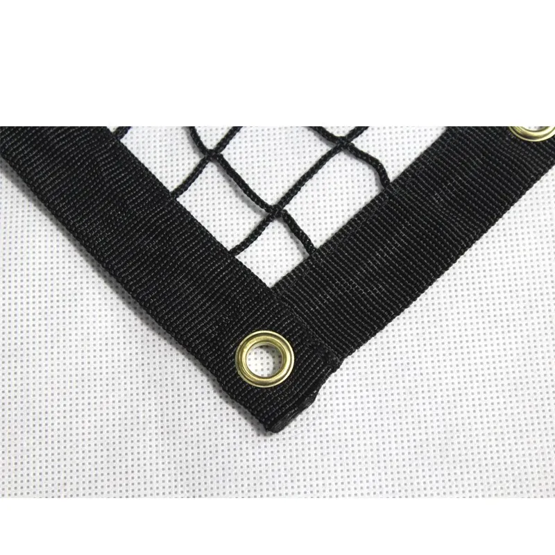 High grade black knotless cargo nylon net for wholesale