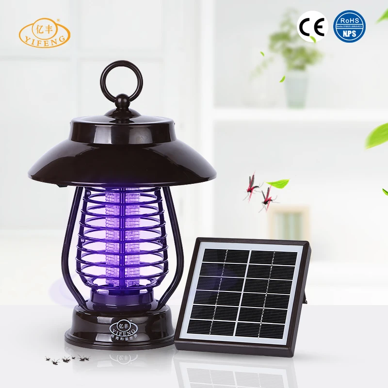 Дешевая УФ светодиодная уличная перезаряжаемая новая ловушка для борьбы с вредителями ловушка для насекомых 5 в Солнечная зарядка USB лампа-ловушка