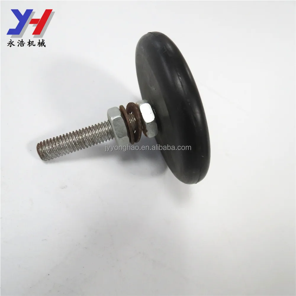 Custom made Rubber feet threaded, sofa leg