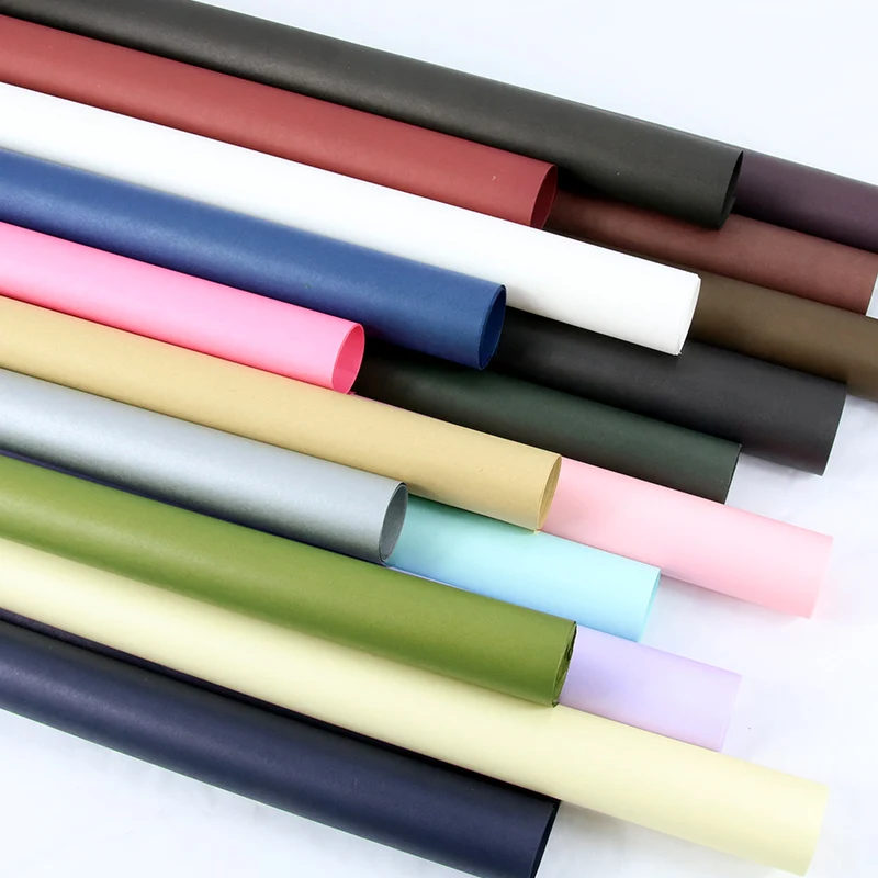 
Static dye kraft paper waterproof Flower Wrapping Gift Paper for Bouquet Wrapping 
