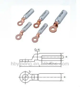 DTL Non-insulated Copper Aluminum Cable Terminal Lug/Cable Lug Connector