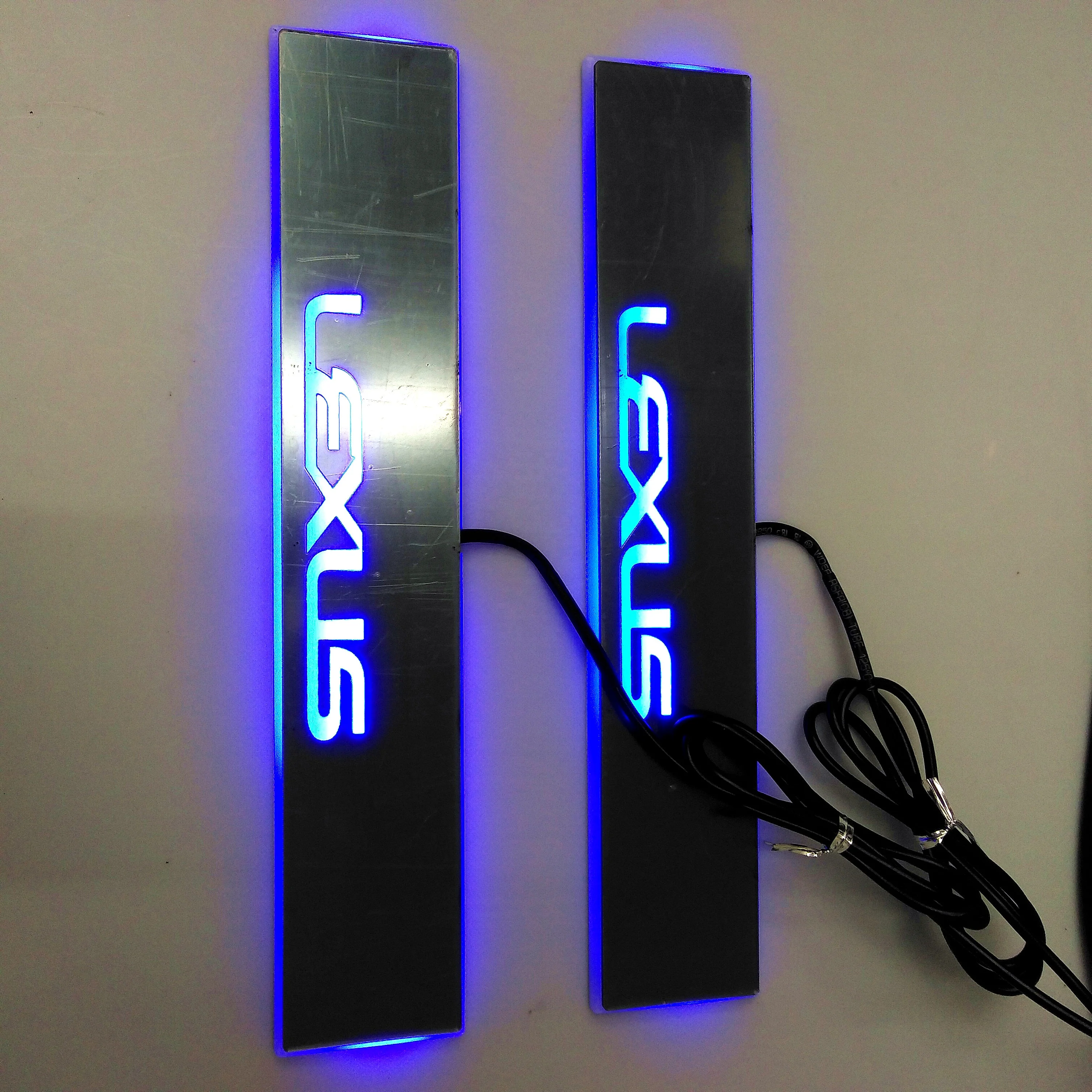 DAO Car Accessories Welcome Pedal Light Moving Door Scuff Lamp Door Sill LED Logo Light Car Led Step Light Bars