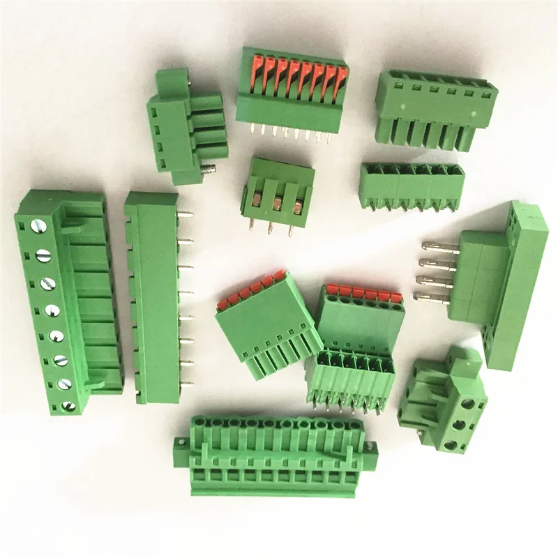 PCB Terminal block electric pluggable connector with pitch 3.50 3.81 5.08 7.50 7.62mm screw Terminal block