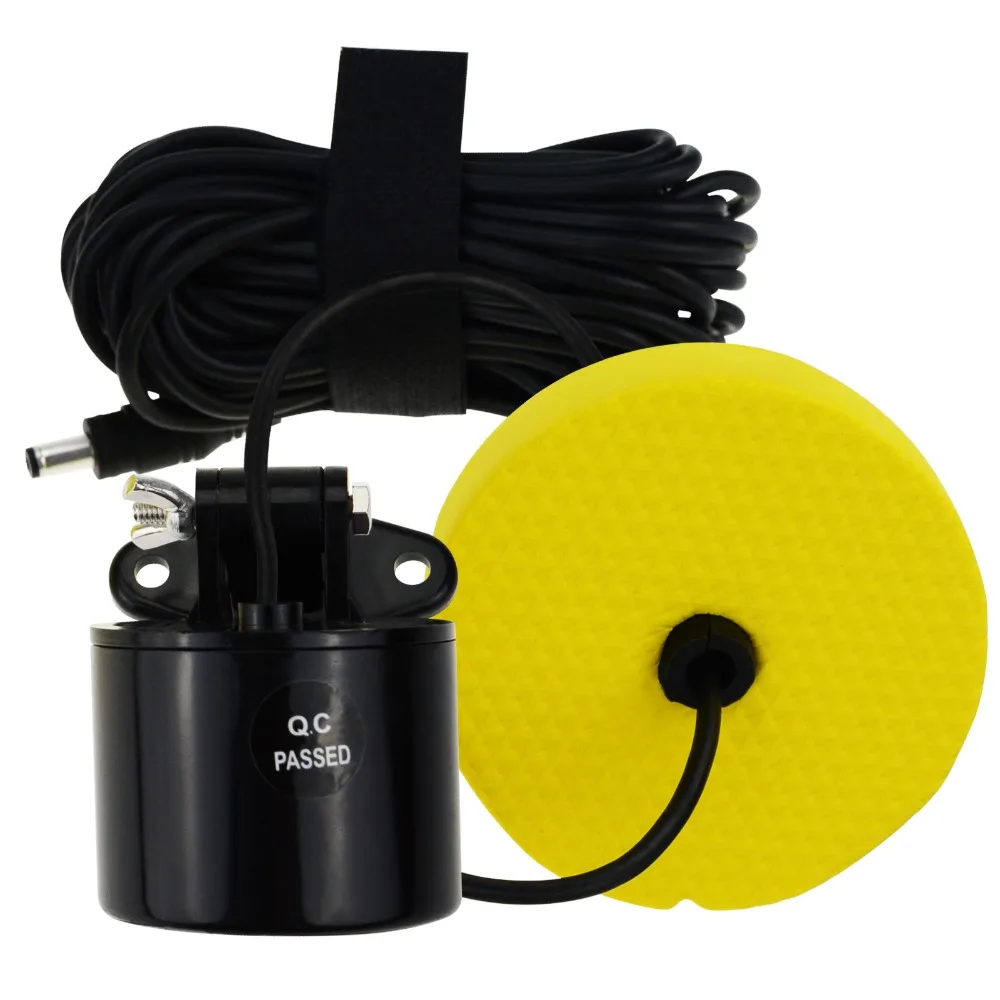 Счастливая проводной эхолот w отображаются индикаторы хронографа будильника или 100 м (328ft) глубина обнаружения портативный w/Прозрачный светодиодная подсветка для ночной