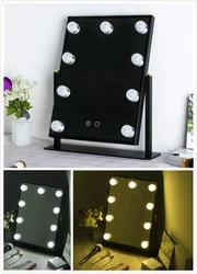 Оптовая продажа с завода, 12 лампочек, зеркало для салона красоты, туалетный столик в голливудском стиле, товары для макияжа GMH2001