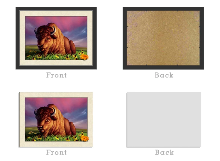 
modern cow bull buffalo painting,cartoon animal cow picture 