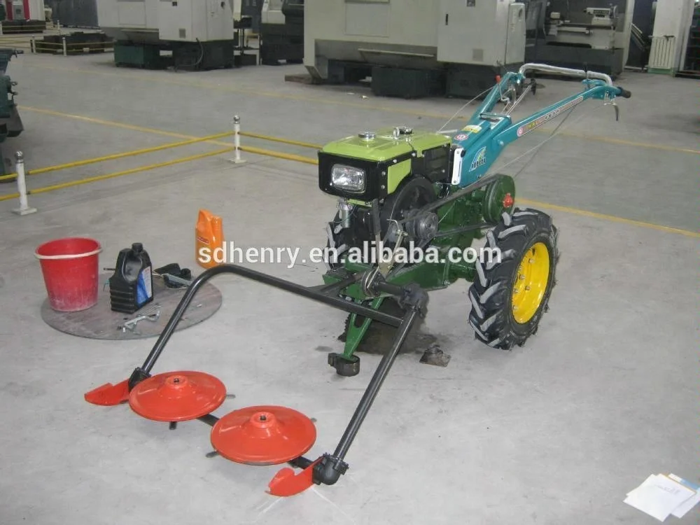 Mini tractor for grass cutting