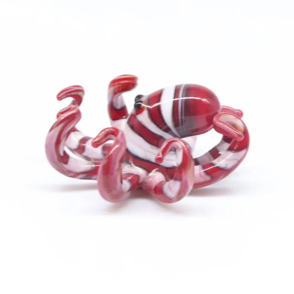 Murano Art Deco Glass Brown octopus ornament sea figurine