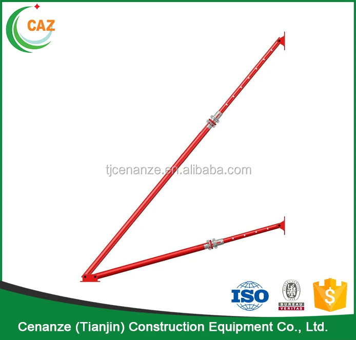 
Telescopic Adjustable Steel Post Shore Tubular Building Jack Support Adjustable Push Pull Scaffolding Prop 