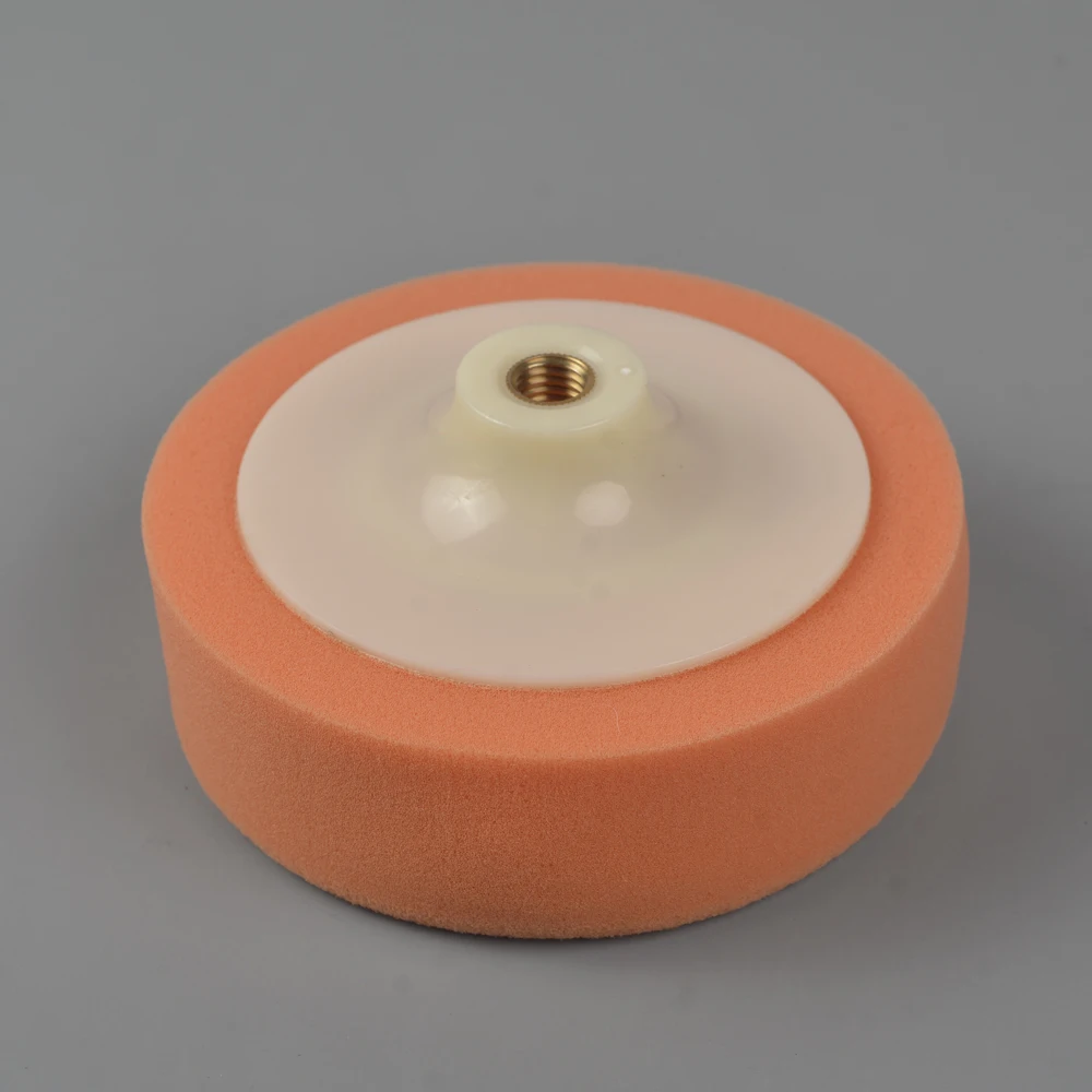 Medium Hardness Thread M14 sponge Polishing wheel Foam Car Buffing Pad