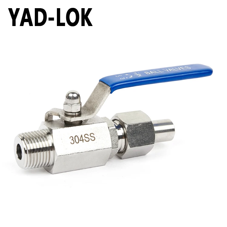 
YAD-LOK Italy Factory Handle Type High Pressure 2000Psi Ball Valve 