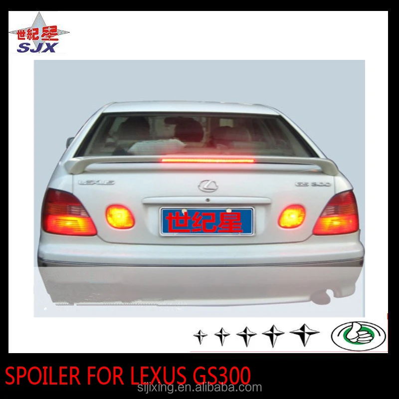 ABS CAR REAR SPOILER FOR LEXUS GS300 WITH LED STOP SIGNAL LIGHT