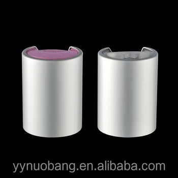 New design 24mm gold sliver  aluminium bottle usage plastic cap,disc top cap,press top cap
