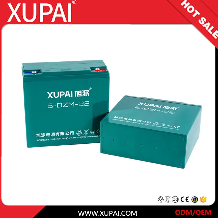 12V 22AH 6-DZM-22 electric Rechargeable bike battery price