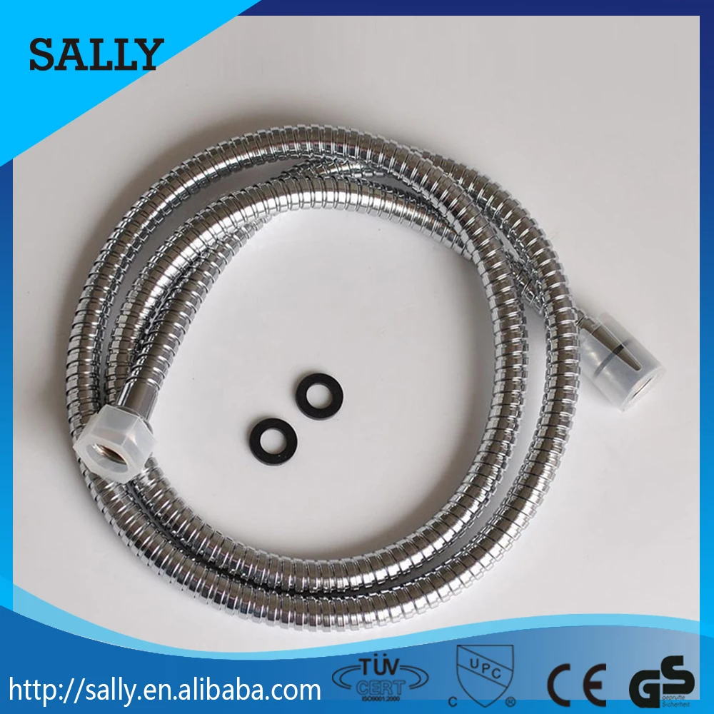 Горячие продажи chrome нержавеющей стали ванная комната ручной душ гибкие трубы